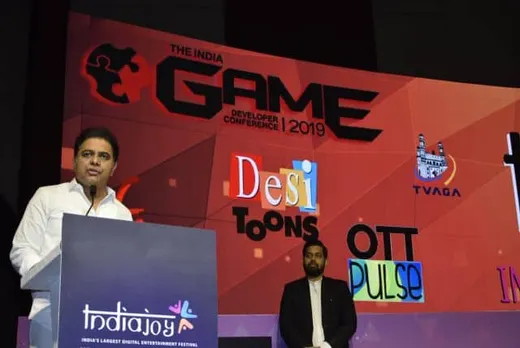 Telangana IT Minister KTR speaks at Indiajoy 2019