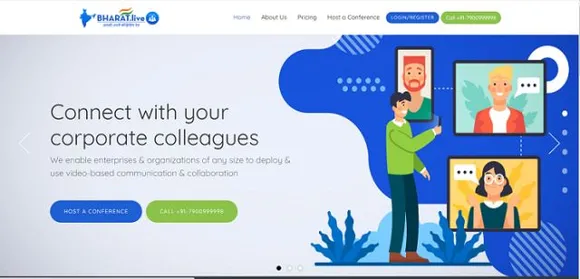 Bharat.live India's own video conferencing