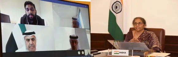 Finance Minister Nirmala Sitharaman and UAE's Minister of State for Financial Affairs Obaid Al Tayer agreed to cooperate in the area of FinTech