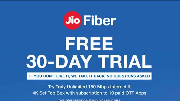 JioFiber 30DAYTRIAL Poster