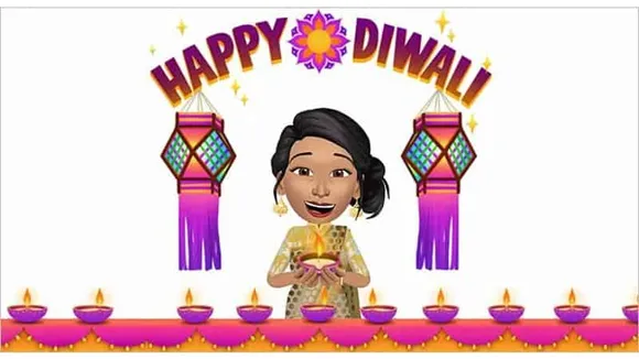 Diwali facebook sticker