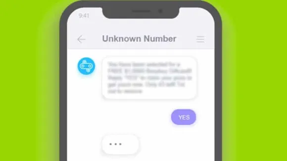 Fake MEssage claiming Free 10 GB Data