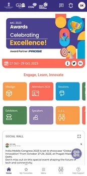 Pic 2 IMC 2023 App Home page