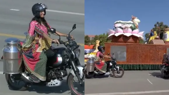 पशु पालन और डेयरी विभाग की झांकी