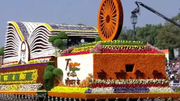 लोक निर्माण विभाग की झांकी 