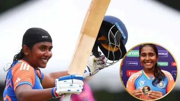 Gongadi Trisha dedicates her Women's u19 World Cup Player of the tournament award to father 