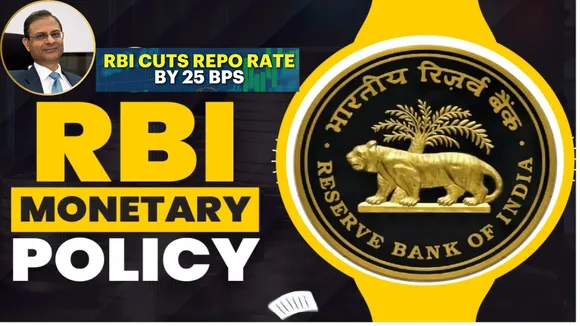 RBI REPO RATE CUT BY 25 BPS