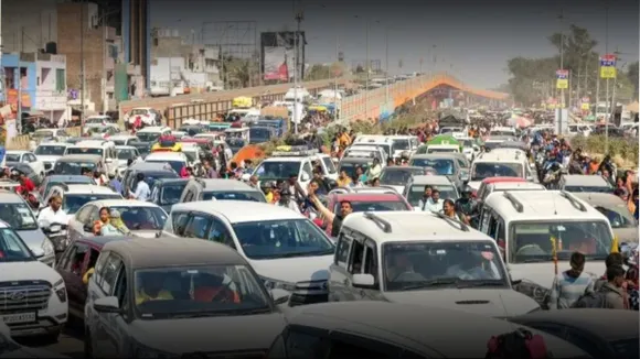 MAHAKUMBH ME TRAFFIC JAM