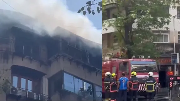 marine drive fire