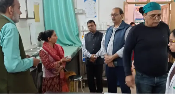 सीएमओ का निरीक्षण 