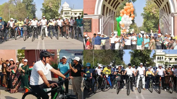 Vice Chancellor inaugurate cycle tour