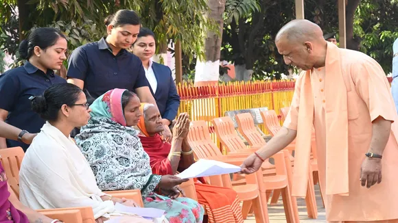 CM Yogi heard problems people Janta Darshan