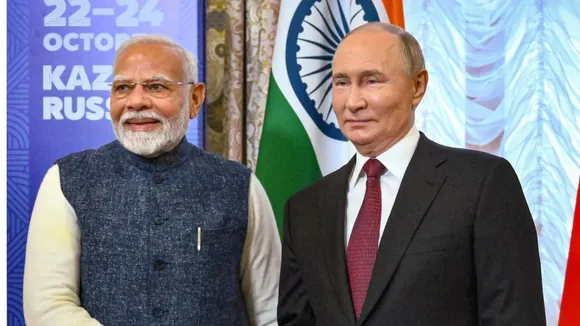 प्रधानमंत्री नरेंद्र मोदी और रूसी राष्ट्रपति ब्लादिमिर पुतिन