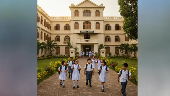 school children
