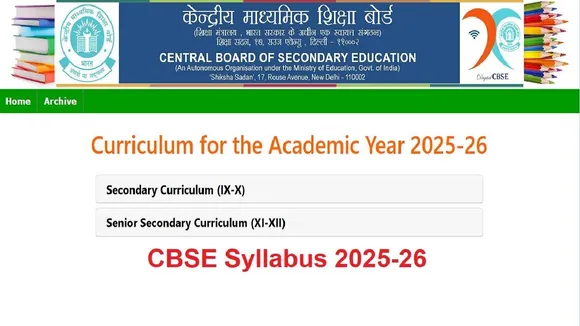 CBSE SYLLABUS 