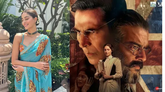 अनन्या पांडेय ने शेयर की खूबसूरत तस्वीर, बोलीं-  in Delhi for the KesariChapter2 trailer drop