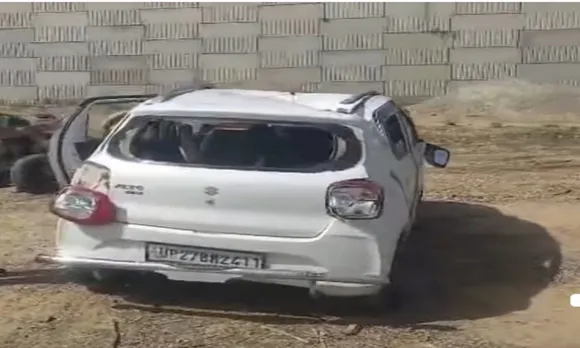 दुर्घटनाग्रस्त कार 