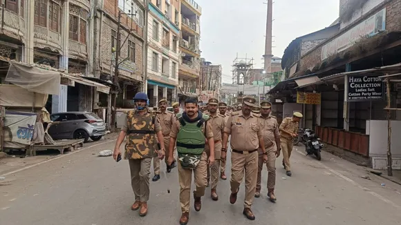 अलर्ट रही पुलिस