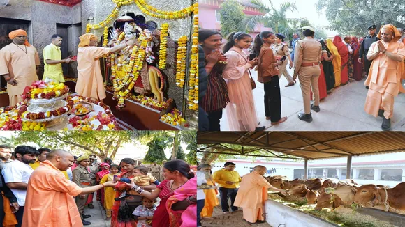 CM Yogi visited Maa Pateshwari 