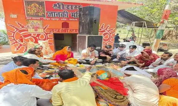 श्री राम जानकी मंदिर पर यज्ञ संपन्न, 