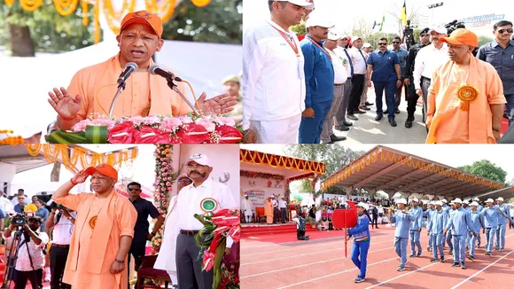 CM Yogi inaugurate All India Police Handball Cluster