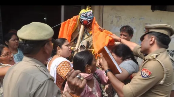सपा का विरोध प्रदर्शन