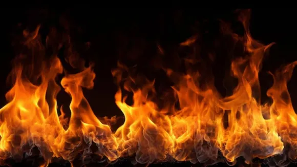 fire in china