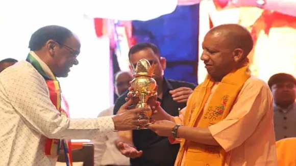 CM Yogi attended Vishwa Namokar Mahamantra Day program