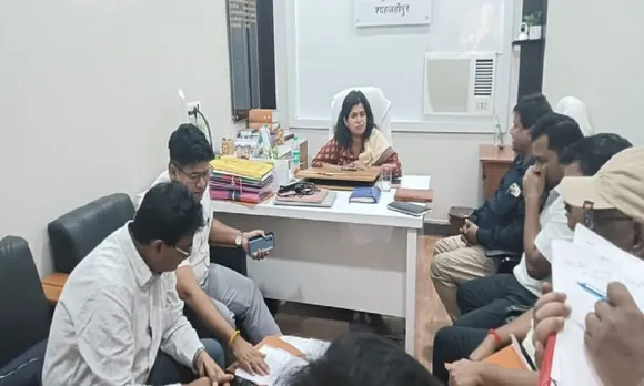  विकास भवन में बैठक आयोजित की गई 