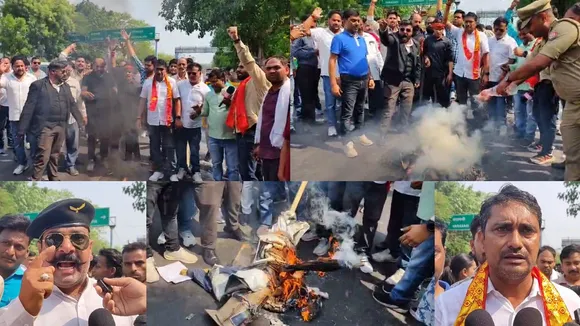 Karni Sena protests against Murshidabad violence