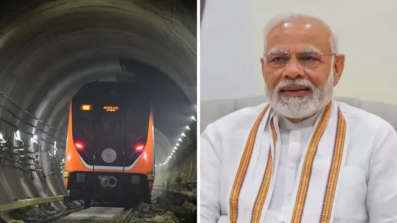 कानपुर में प्रधानमंत्री नरेन्द्र मोदी का दौरा।
