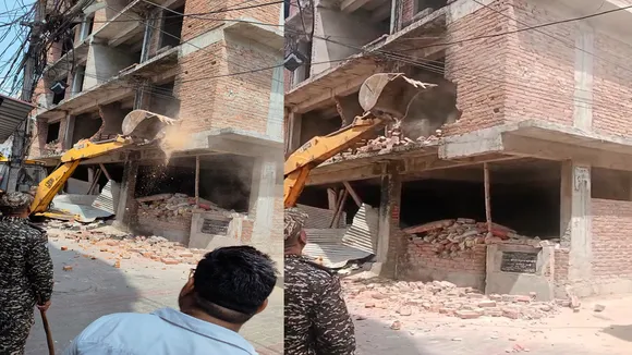 Thakurganj five storey apartment built without map demolished