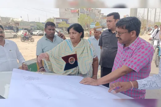 महापौर सुनीता दयाल ने किया शहर का निरीक्षण, NH-9 से तिगरी गोल चक्कर तक होगा सौन्दर्यकरण