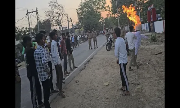एबीवीपी का जोरदार प्रदर्शन