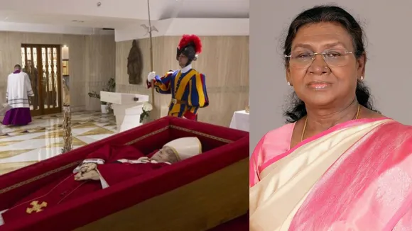 राष्ट्रपति मुर्मू Pope Francis के अंतिम संस्कार में शामिल होने के लिए वेटिकन सिटी हुईं रवाना 