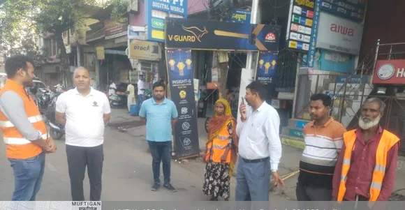 नगर निगम जोन 6 के अधिकारी 