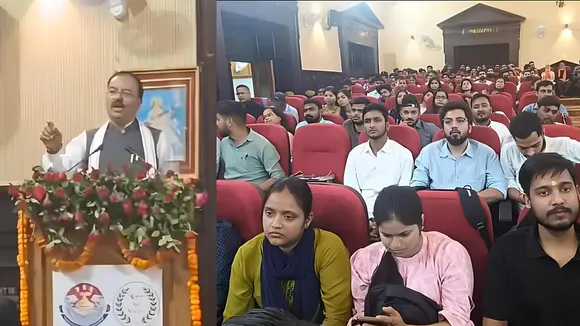 Seminar on One Country, One Election at Lucknow University...