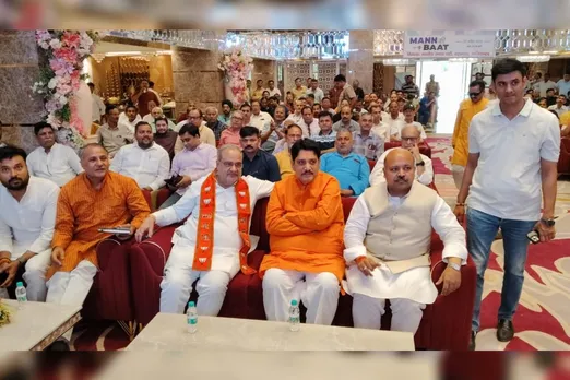 गाजियाबाद: 2145 बूथों पर मन की बात कार्यक्रम का सफल आयोजन