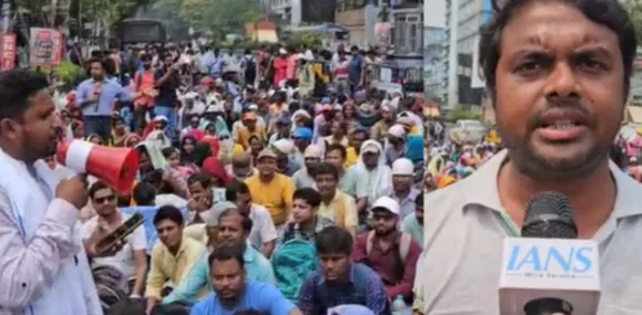 पश्चिम बंगाल में 2016 शिक्षक भर्ती को लेकर प्रदर्शन, CM Mamata से नौकरी की मांग