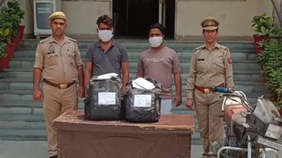 ganja smugglers, noida news