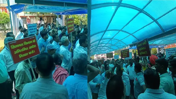 Lucknow railway protest NRMU demonstration