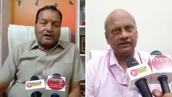 पूर्व डिवीजन वार्डेन अभय मिश्रा और सिविल डिफेंस कानपुर के डिप्टी कंट्रोलर शिवराज सिंह। 