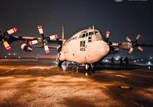 Turkish cargo plane has landed in Karachi,