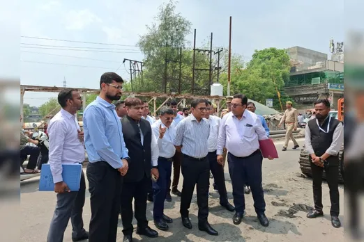 Ghaziabad: प्रमुख सचिव अमृत अभिजात ने किया गाजियाबाद के नालों का निरीक्षण