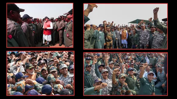 PM Modi reached Adampur Airbase and boosted the morale of the soldiers, see photos