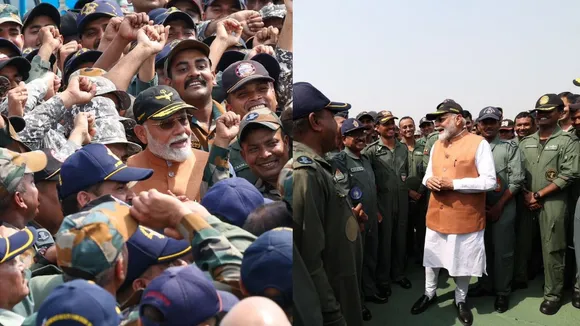 Prime Minister Modi reached Adampur Airbase this morning.