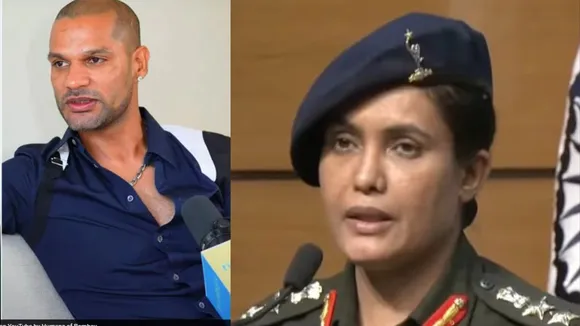 shikhar dhawan  on sofia 