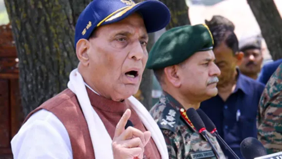 Rajnath Singh in kashmir