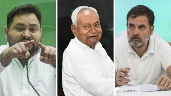 तेजस्वी यादव का प्रेस कॉन्फ्रेंस में नीतीश पर हमला