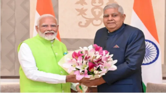 PM Narendra Modi and Vice President Jagdeep Dhankhar